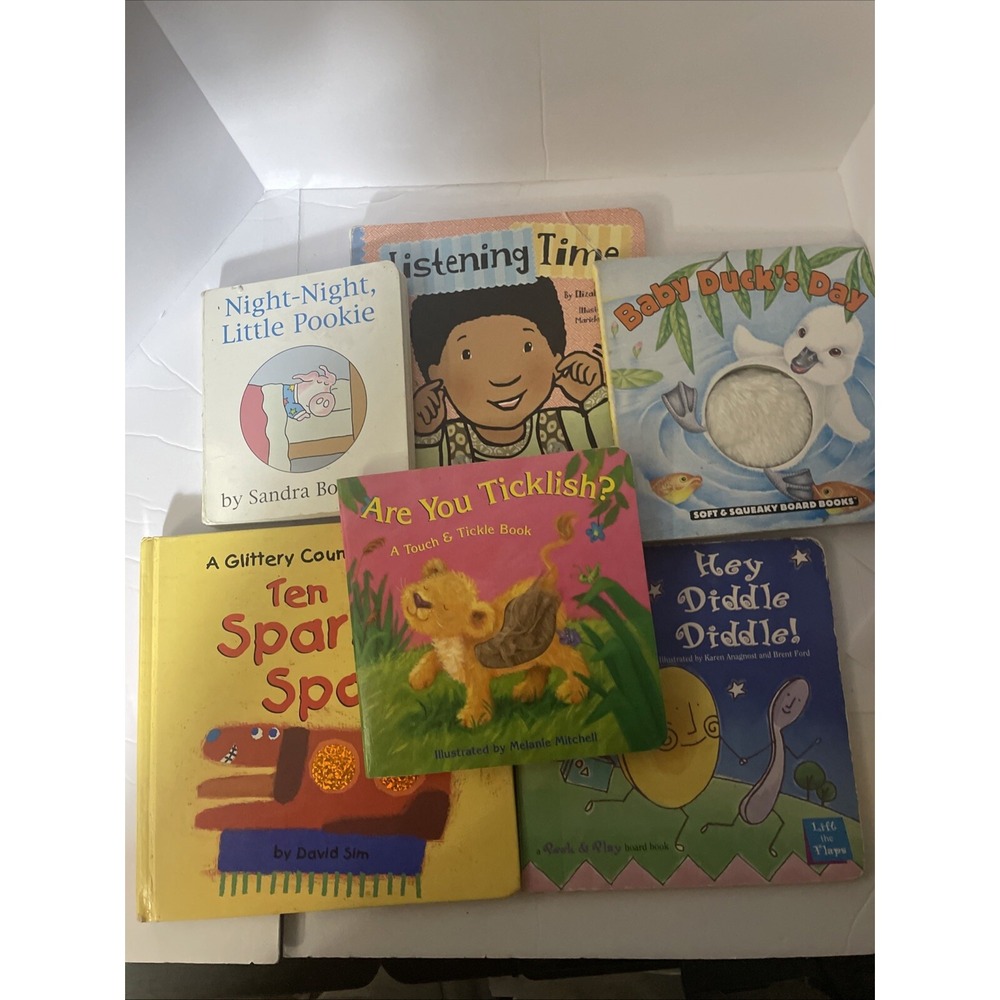 Lot of 6 Eric Carle Board‎ Books for Children's/ Kids/ Toddler *Random Mix*